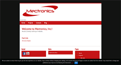 Desktop Screenshot of mectronicsinc.com