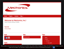 Tablet Screenshot of mectronicsinc.com